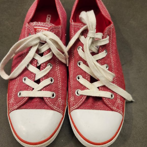 Converse CT All Star Low Sneaker - Size 9 - Red - Picture 1 of 8